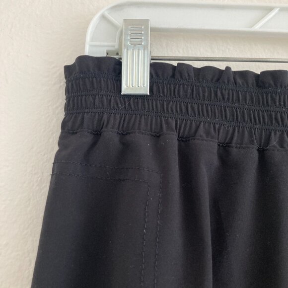 Athleta Savannah Skirt Black Midi Travel Walking Exercise Minimalist Size Large - Picture 5 of 11